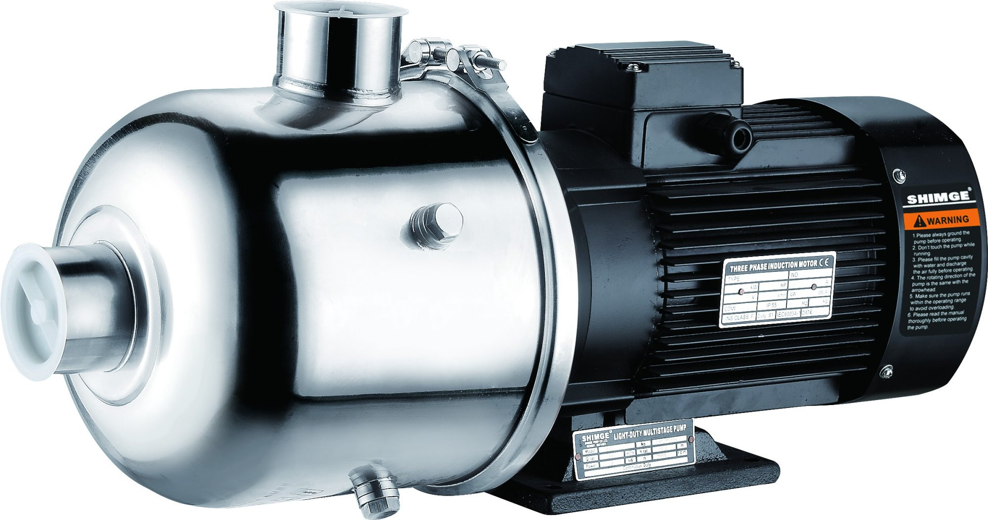 Трехфазный Многоступенчатый насос SHIMGE BW 20-3-3.5 (3.5kw 380v)